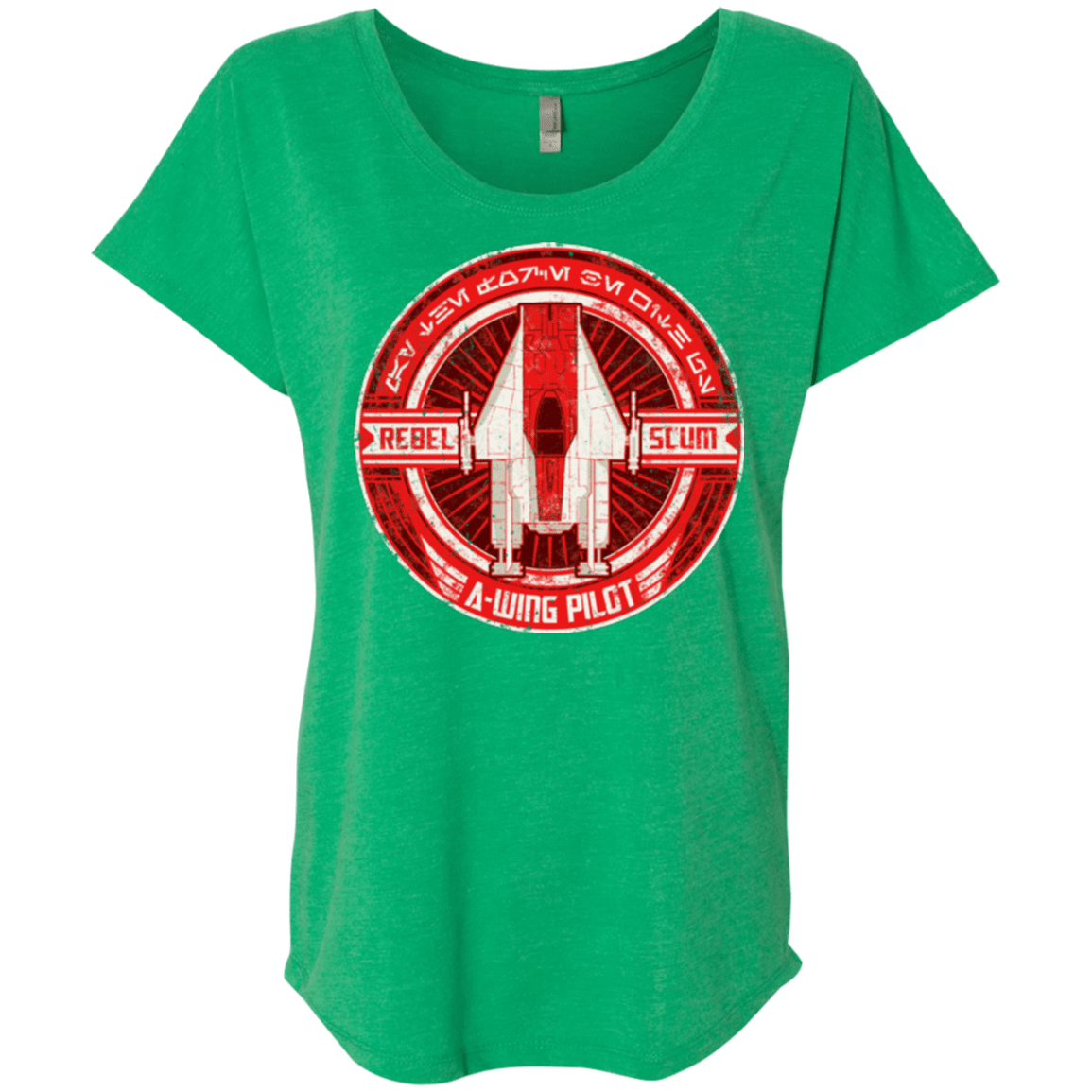 T-Shirts Envy / X-Small A-Wing Triblend Dolman Sleeve