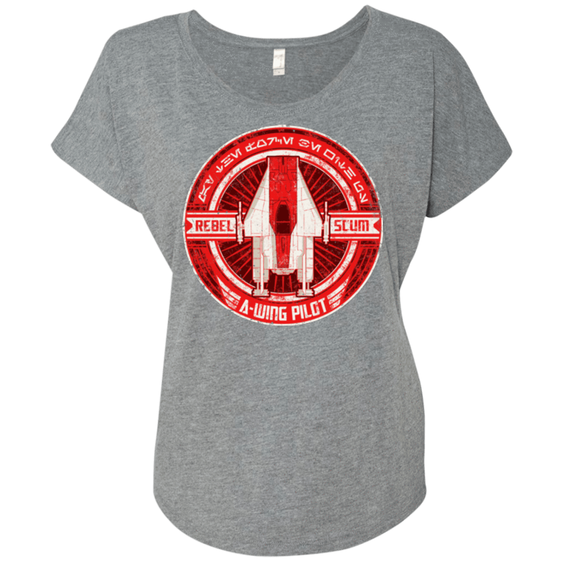 T-Shirts Premium Heather / X-Small A-Wing Triblend Dolman Sleeve