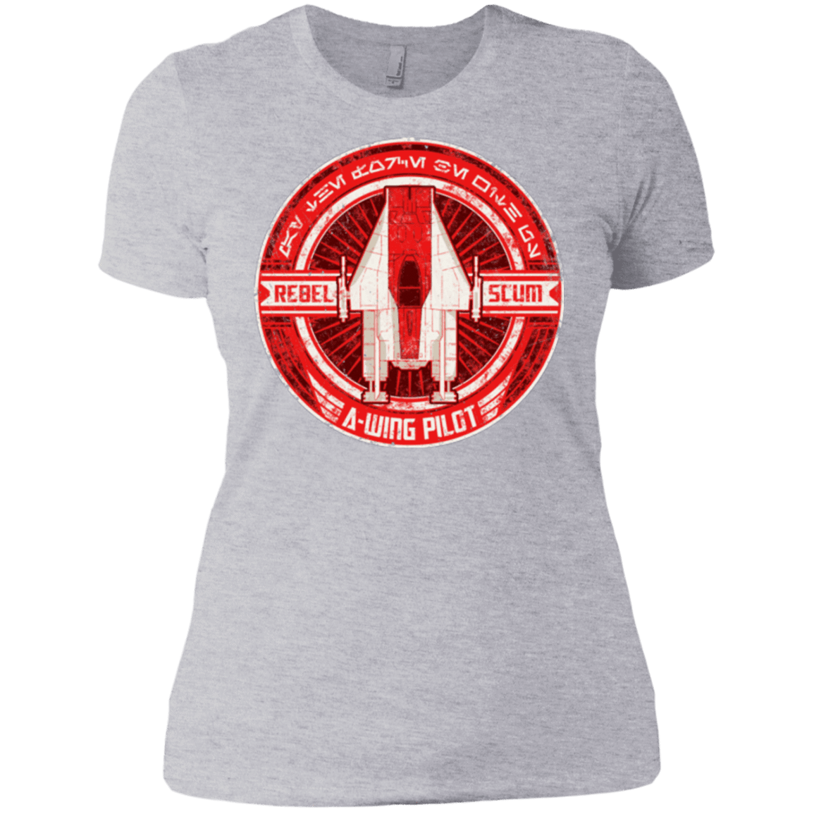 T-Shirts Heather Grey / X-Small A-Wing Women's Premium T-Shirt
