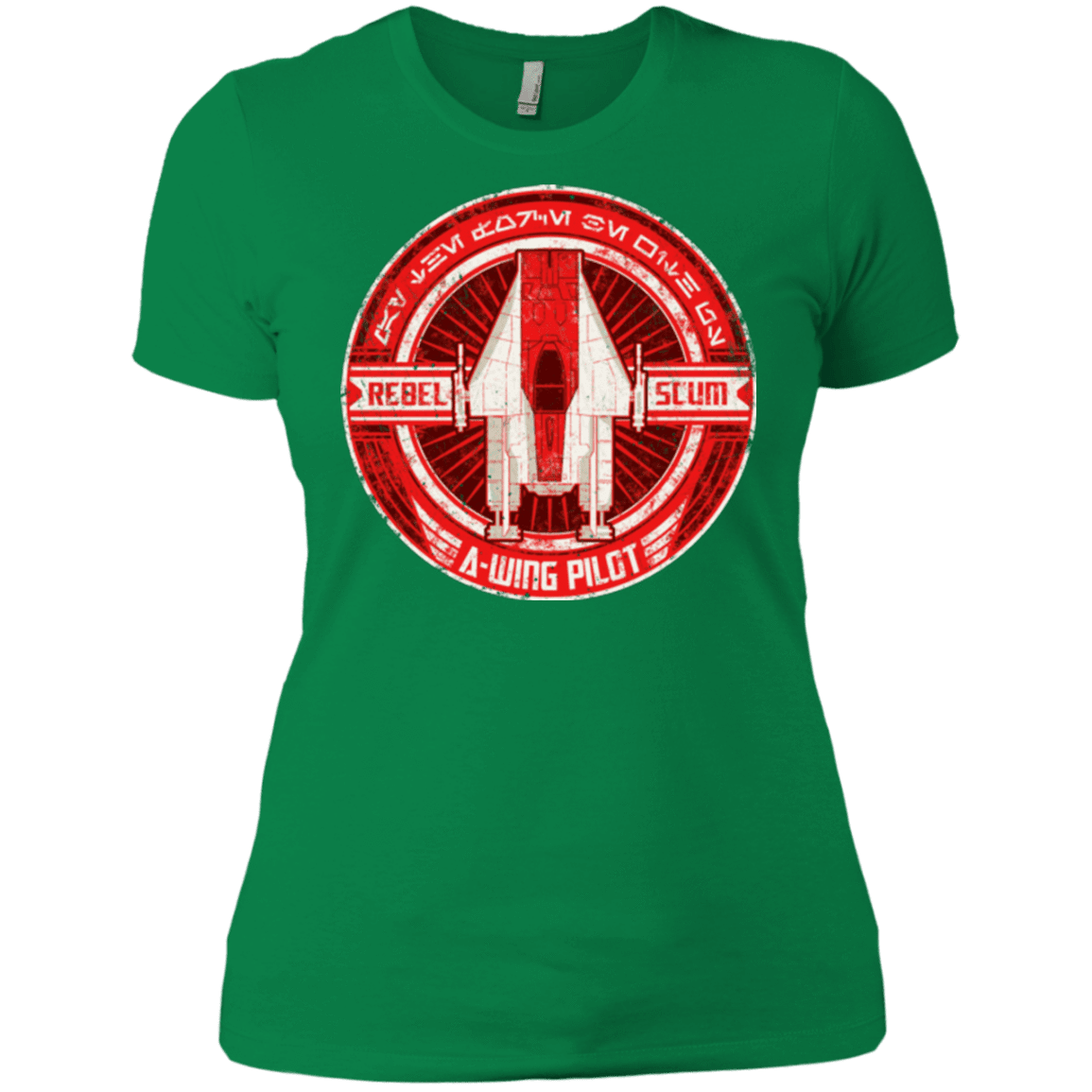 T-Shirts Kelly Green / X-Small A-Wing Women's Premium T-Shirt