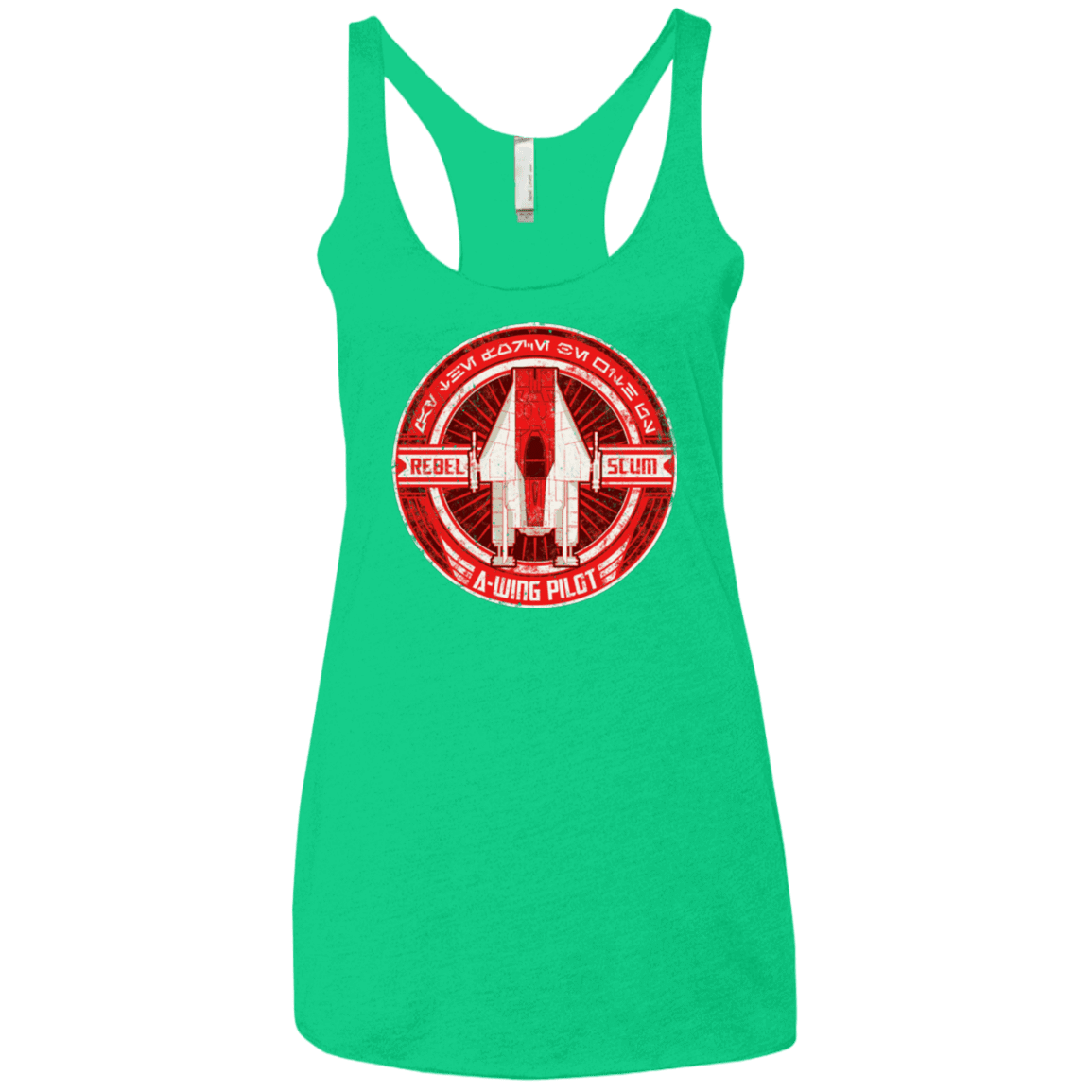 T-Shirts Envy / X-Small A-Wing Women's Triblend Racerback Tank