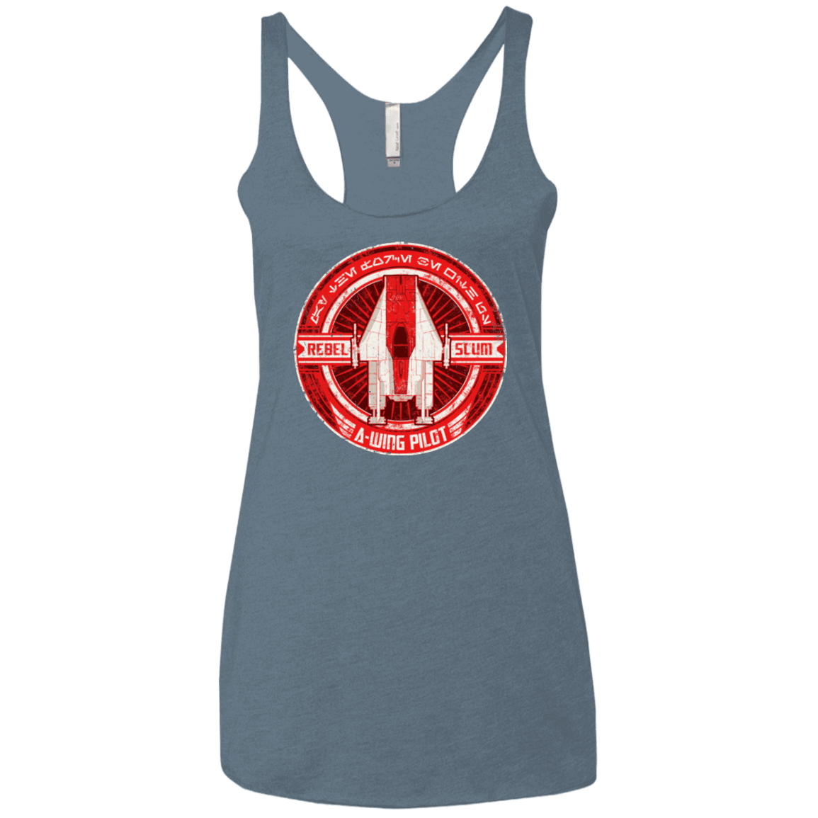 T-Shirts Indigo / X-Small A-Wing Women's Triblend Racerback Tank