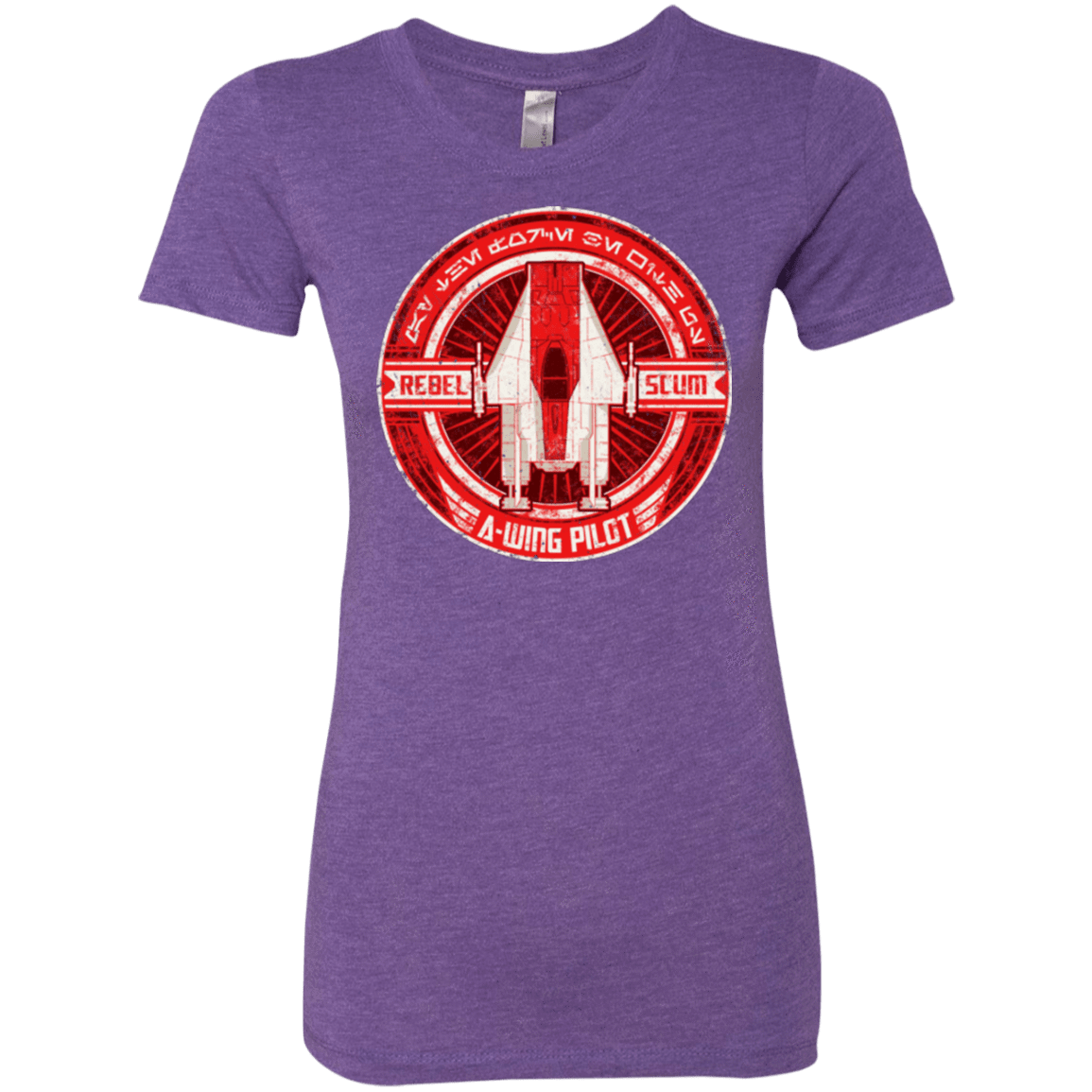 T-Shirts Purple Rush / S A-Wing Women's Triblend T-Shirt