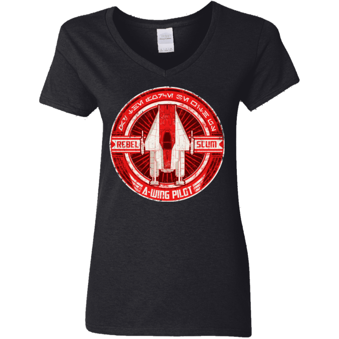 T-Shirts Black / S A-Wing Women's V-Neck T-Shirt