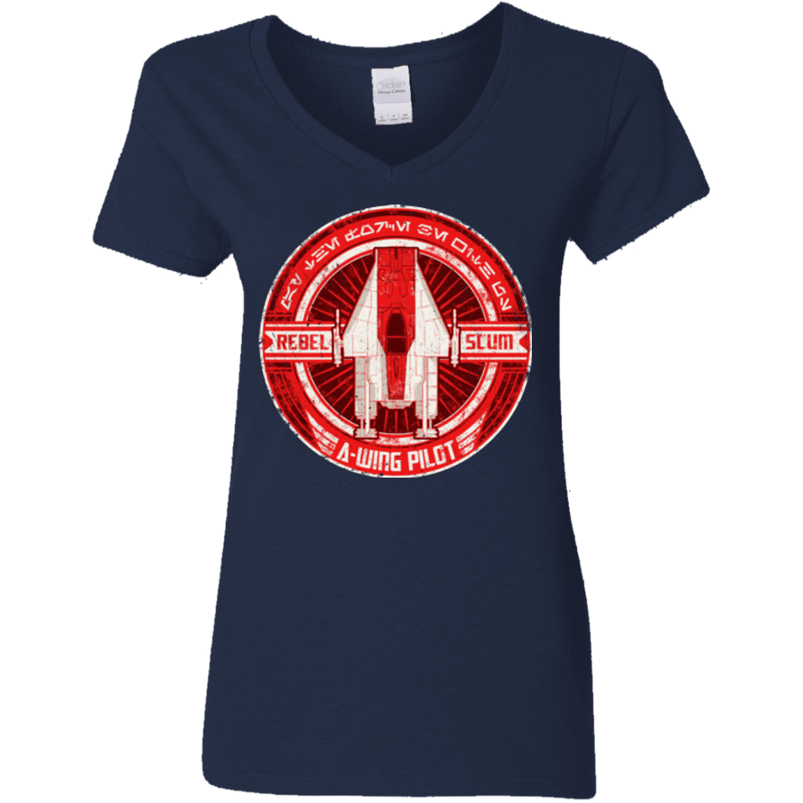 T-Shirts Navy / S A-Wing Women's V-Neck T-Shirt