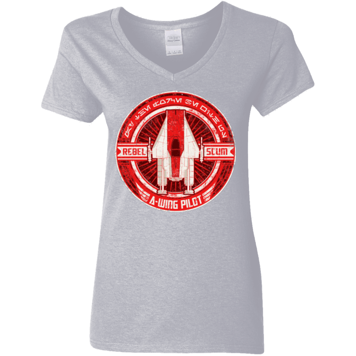 T-Shirts Sport Grey / S A-Wing Women's V-Neck T-Shirt