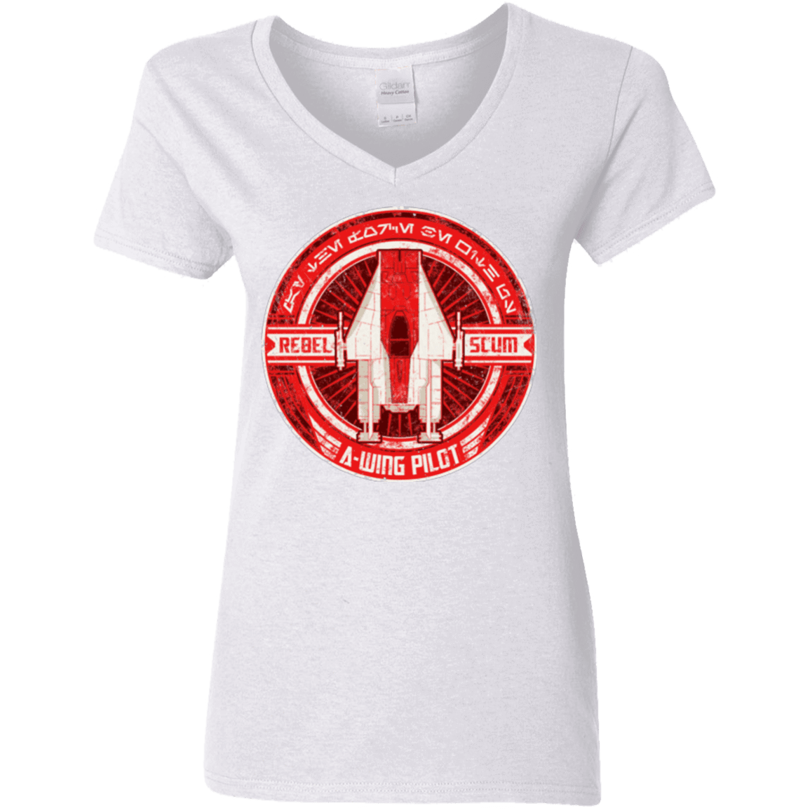 T-Shirts White / S A-Wing Women's V-Neck T-Shirt