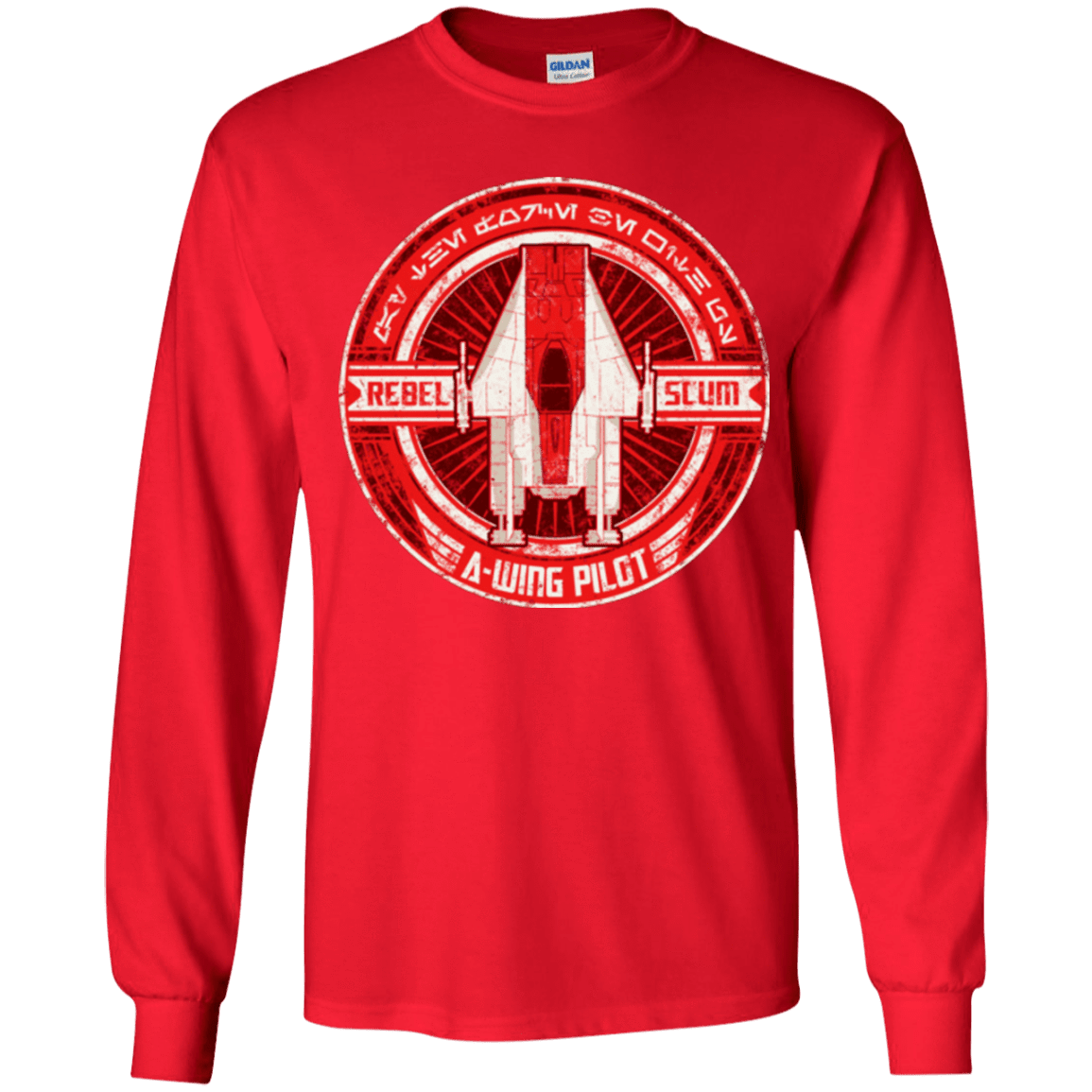 T-Shirts Red / YS A-Wing Youth Long Sleeve T-Shirt