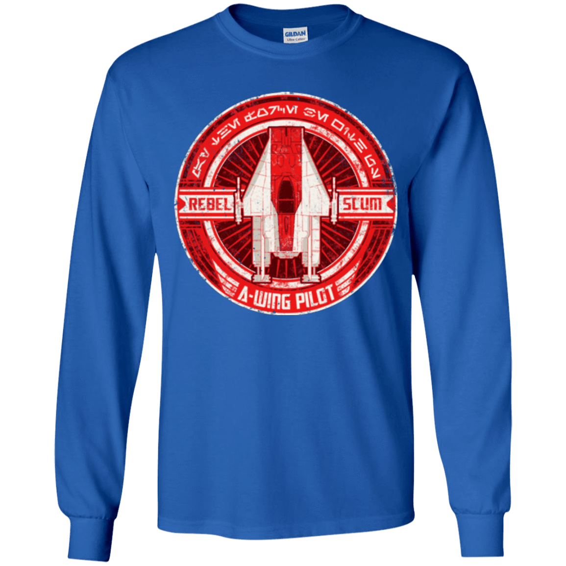 T-Shirts Royal / YS A-Wing Youth Long Sleeve T-Shirt