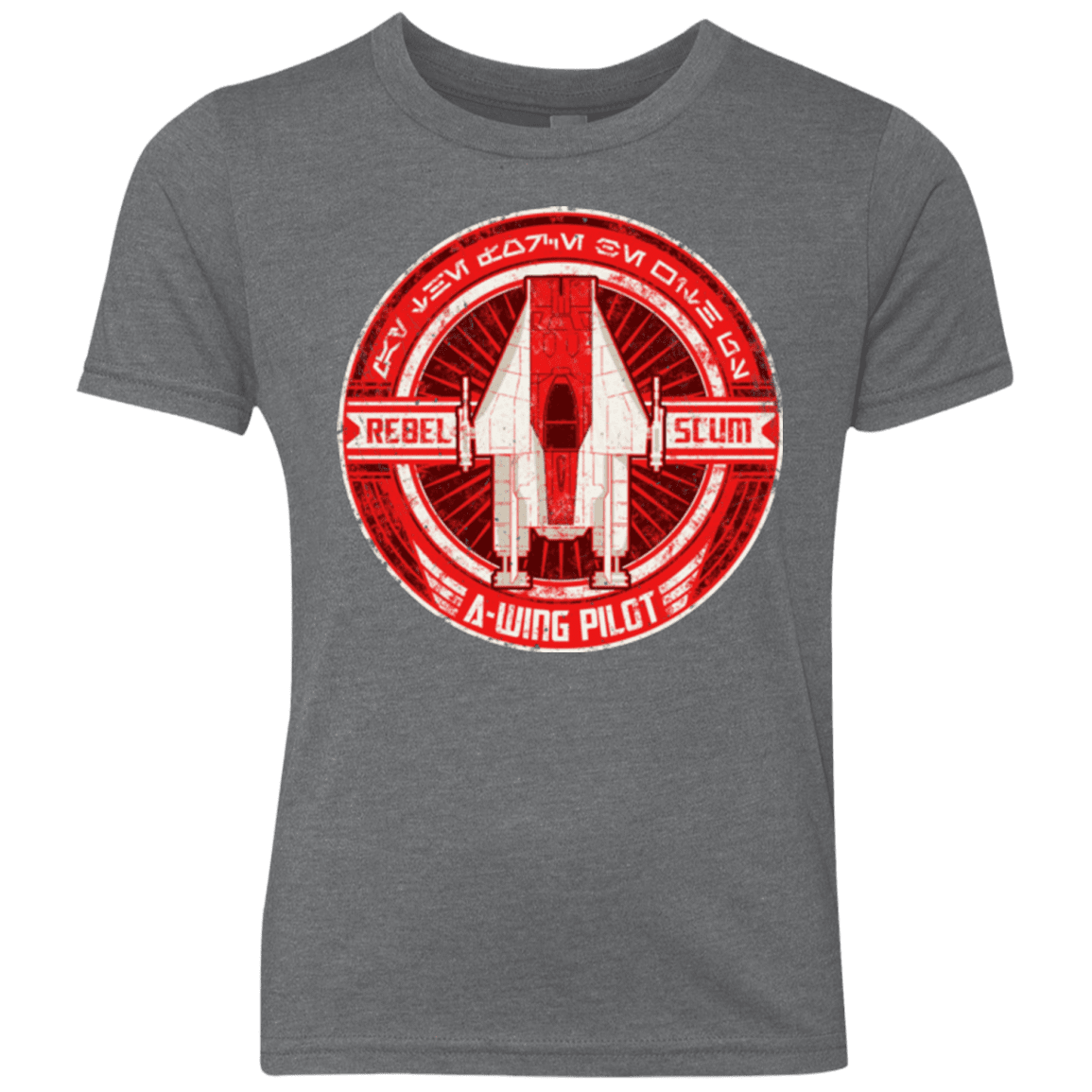 T-Shirts Premium Heather / YXS A-Wing Youth Triblend T-Shirt