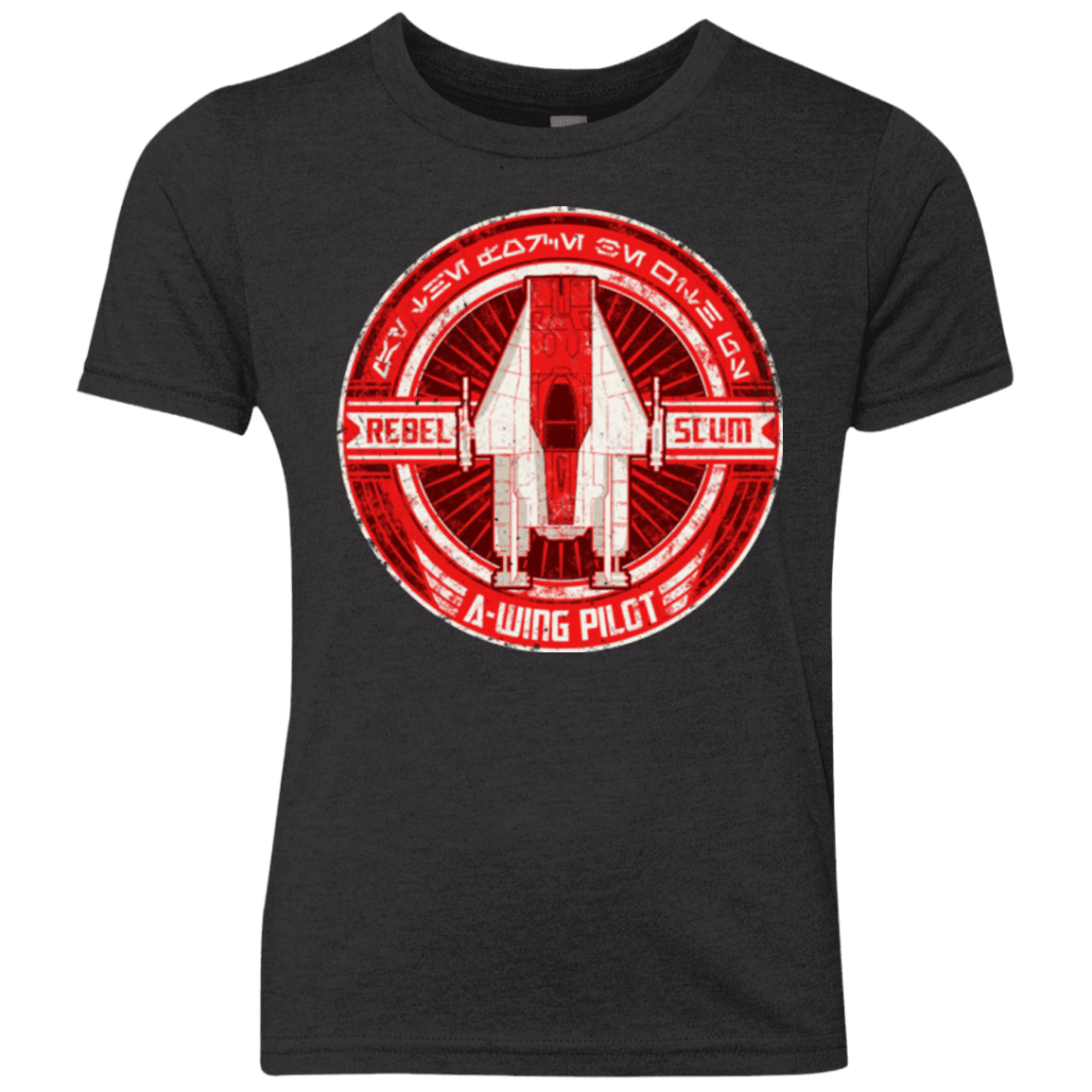 T-Shirts Vintage Black / YXS A-Wing Youth Triblend T-Shirt