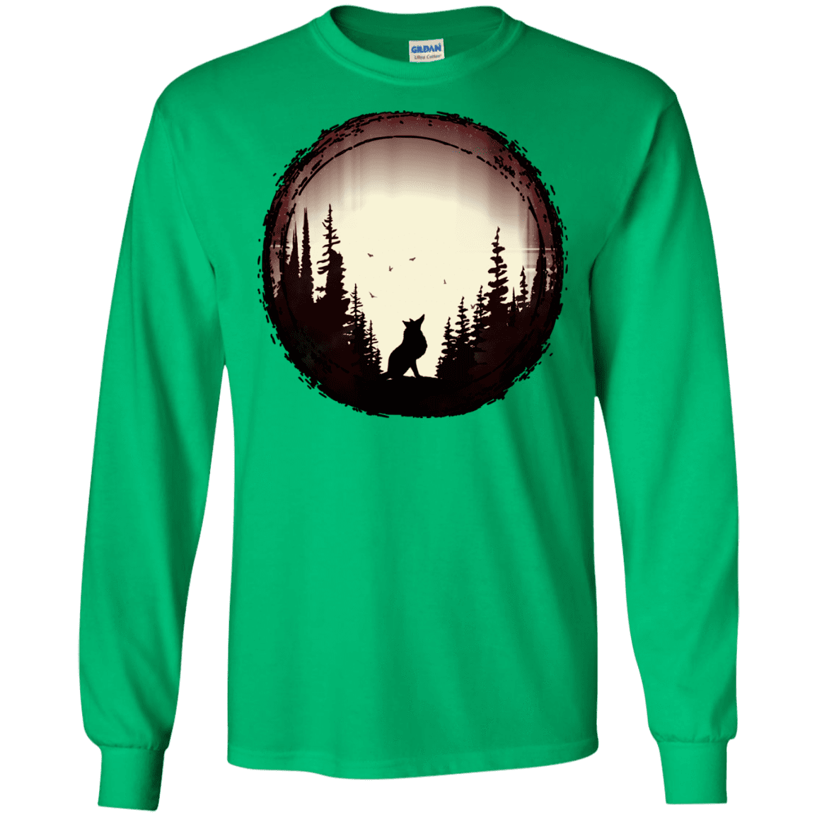 T-Shirts Irish Green / S A Wolf's Life Men's Long Sleeve T-Shirt