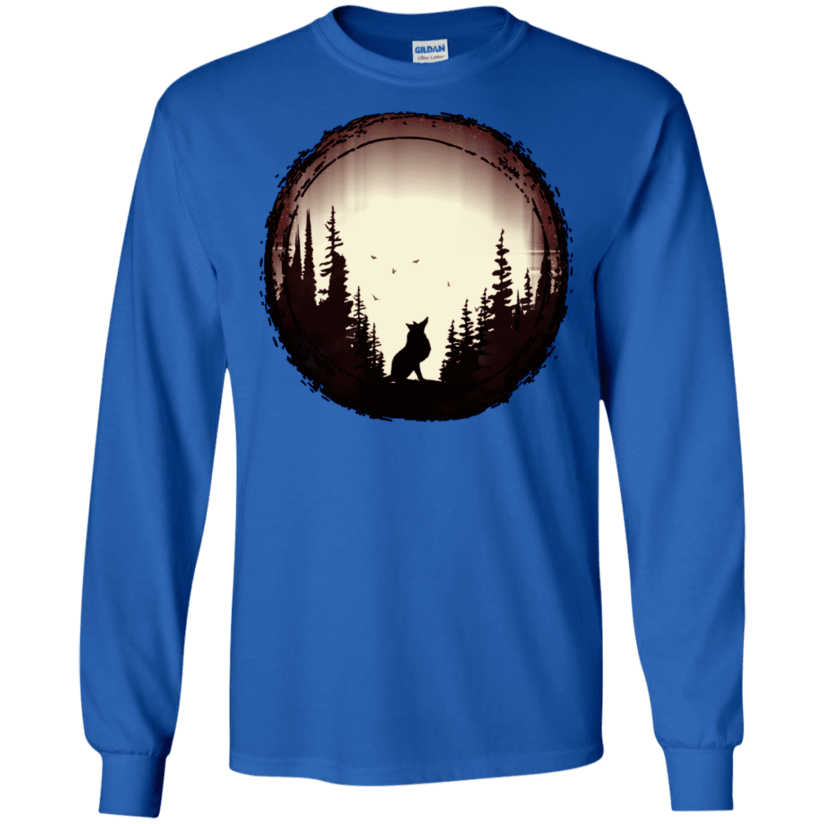 T-Shirts Royal / S A Wolf's Life Men's Long Sleeve T-Shirt