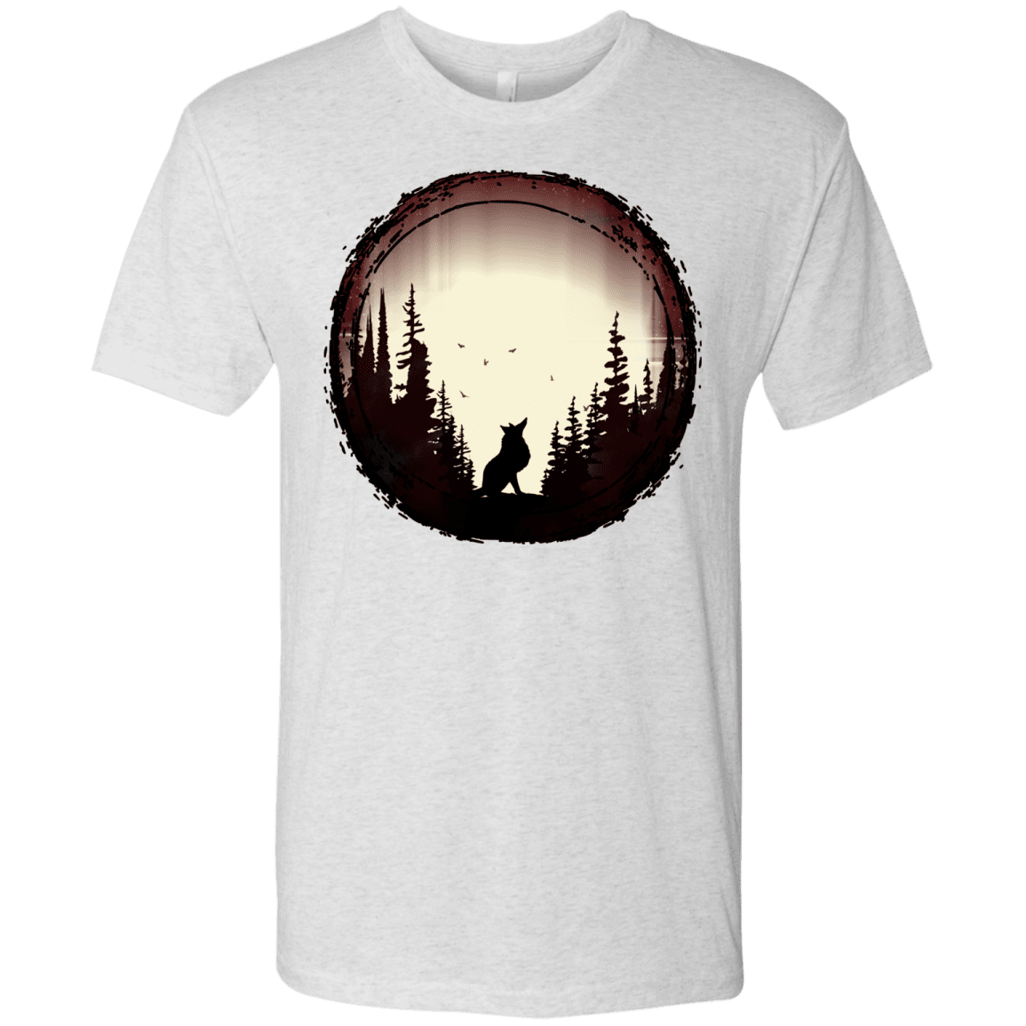 T-Shirts Heather White / S A Wolf's Life Men's Triblend T-Shirt