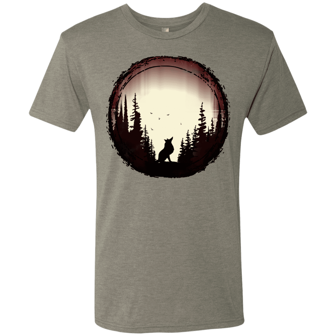 T-Shirts Venetian Grey / S A Wolf's Life Men's Triblend T-Shirt