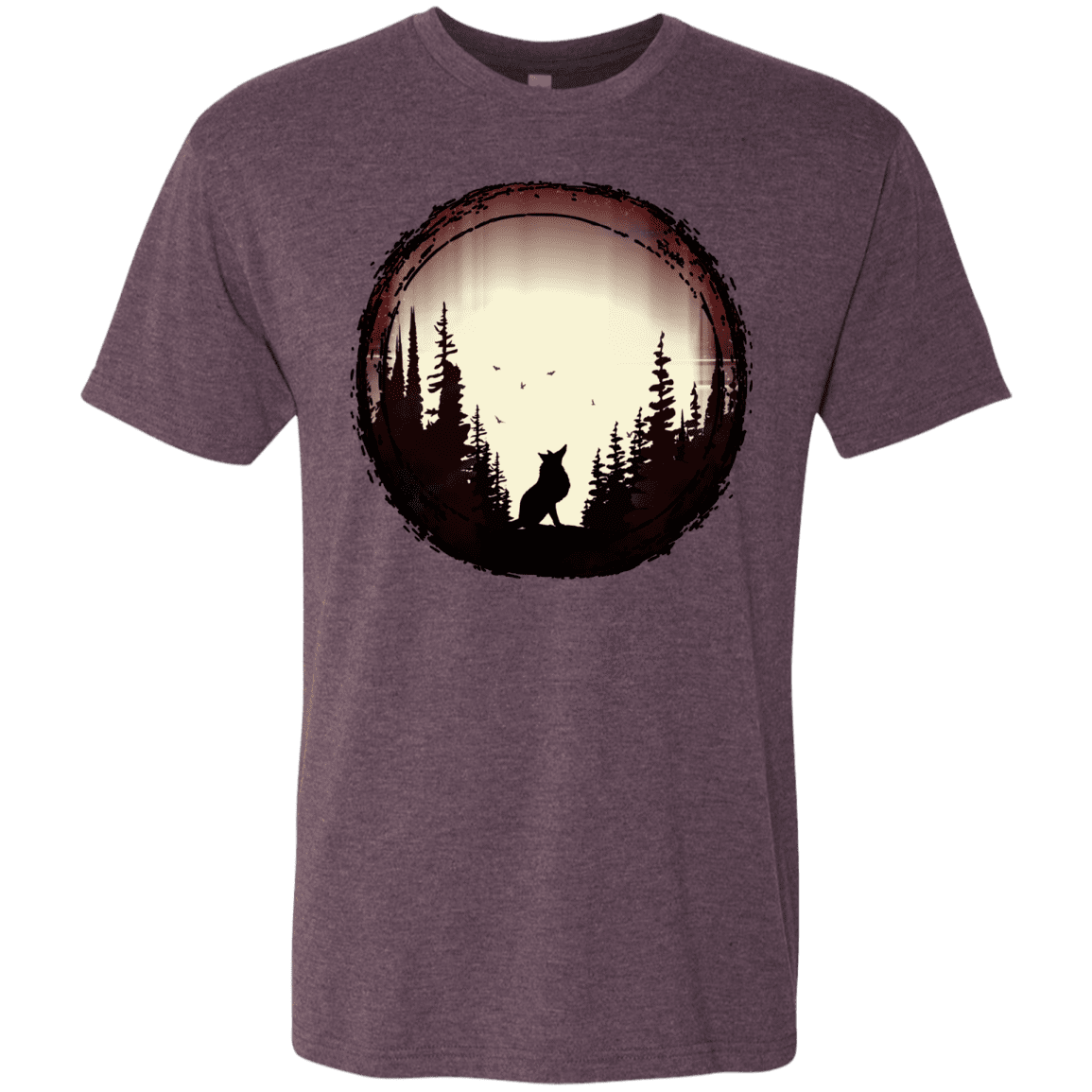 T-Shirts Vintage Purple / S A Wolf's Life Men's Triblend T-Shirt