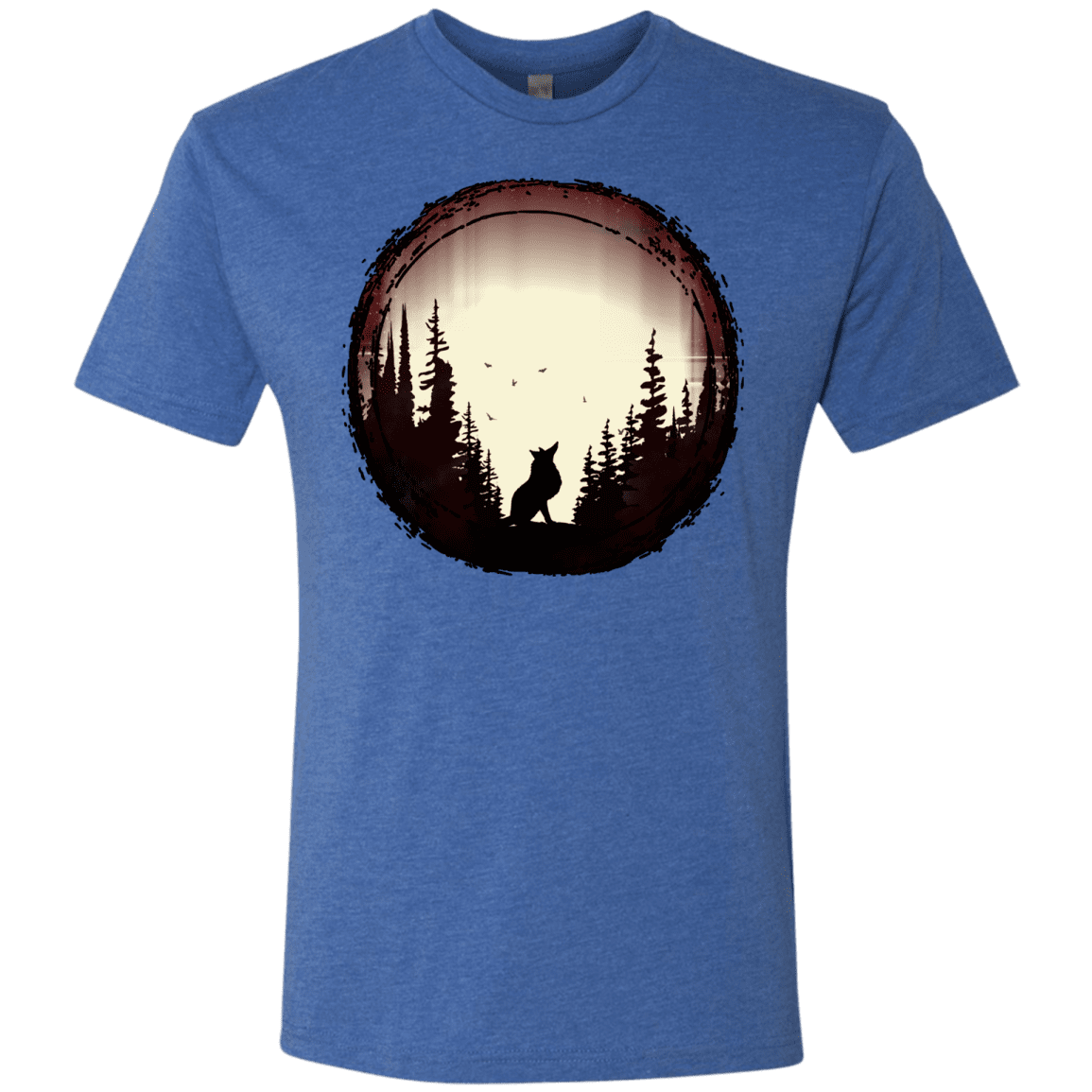 T-Shirts Vintage Royal / S A Wolf's Life Men's Triblend T-Shirt