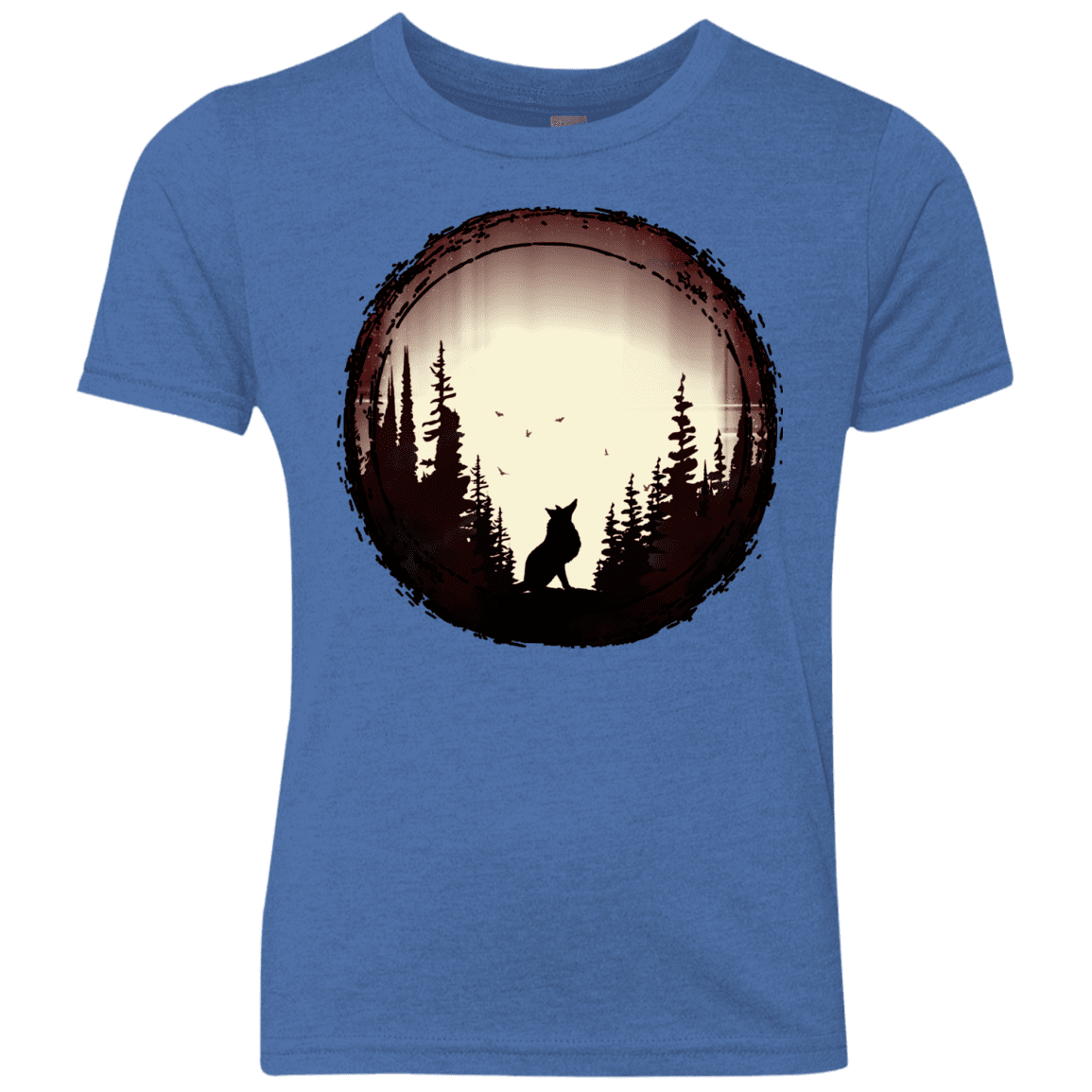 T-Shirts Vintage Royal / YXS A Wolf's Life Youth Triblend T-Shirt