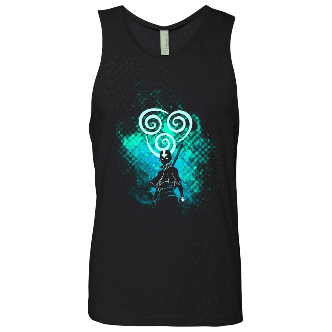 T-Shirts Black / Small Aang Art Men's Premium Tank Top
