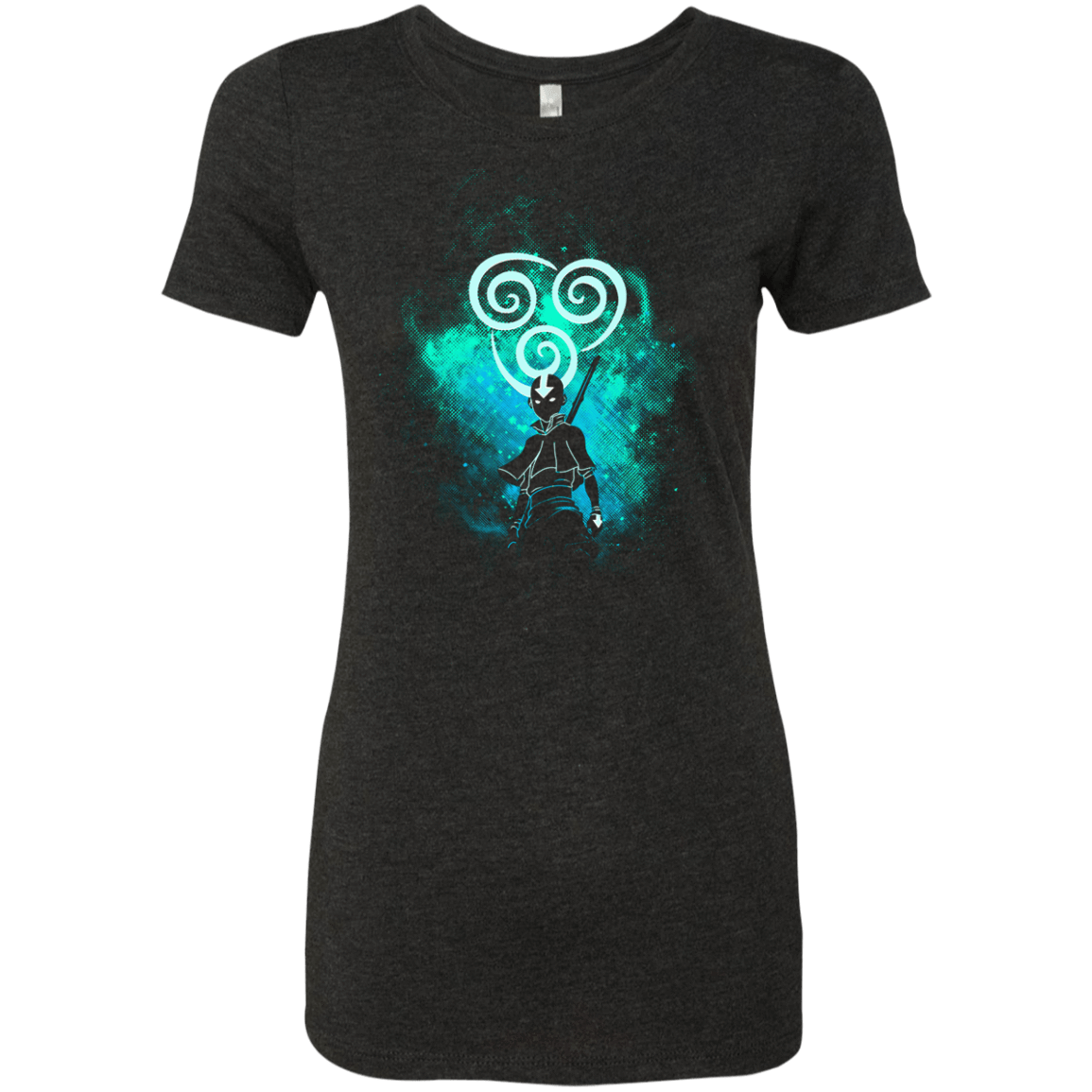 T-Shirts Vintage Black / Small Aang Art Women's Triblend T-Shirt