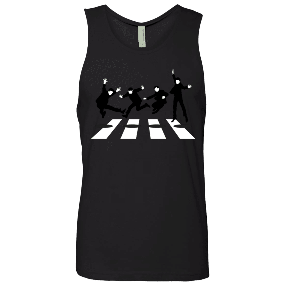 T-Shirts Black / Small Abbey Jump Men's Premium Tank Top