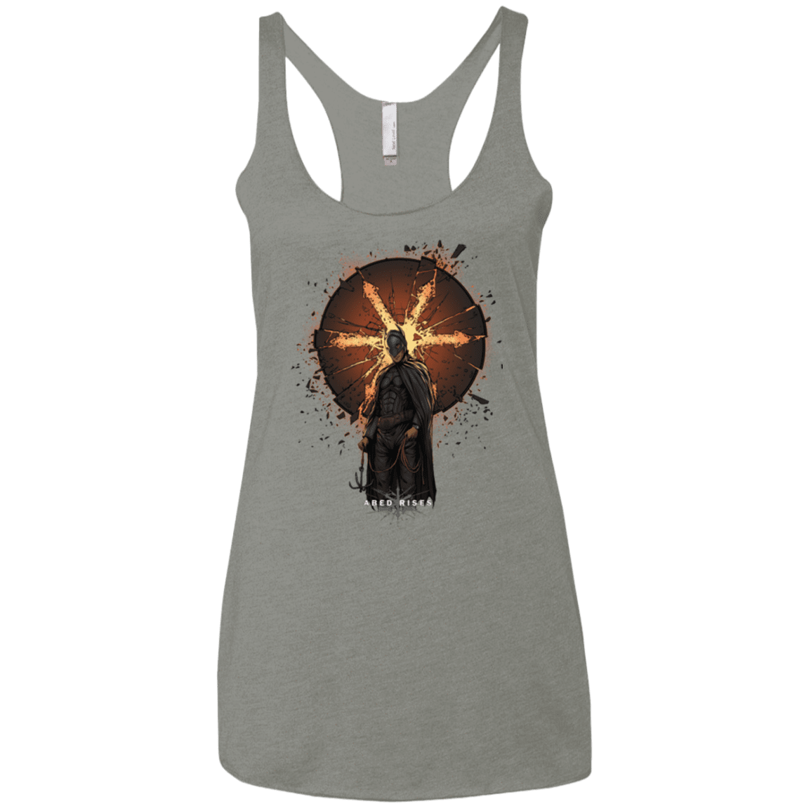 T-Shirts Venetian Grey / X-Small Abed Rises Women's Triblend Racerback Tank