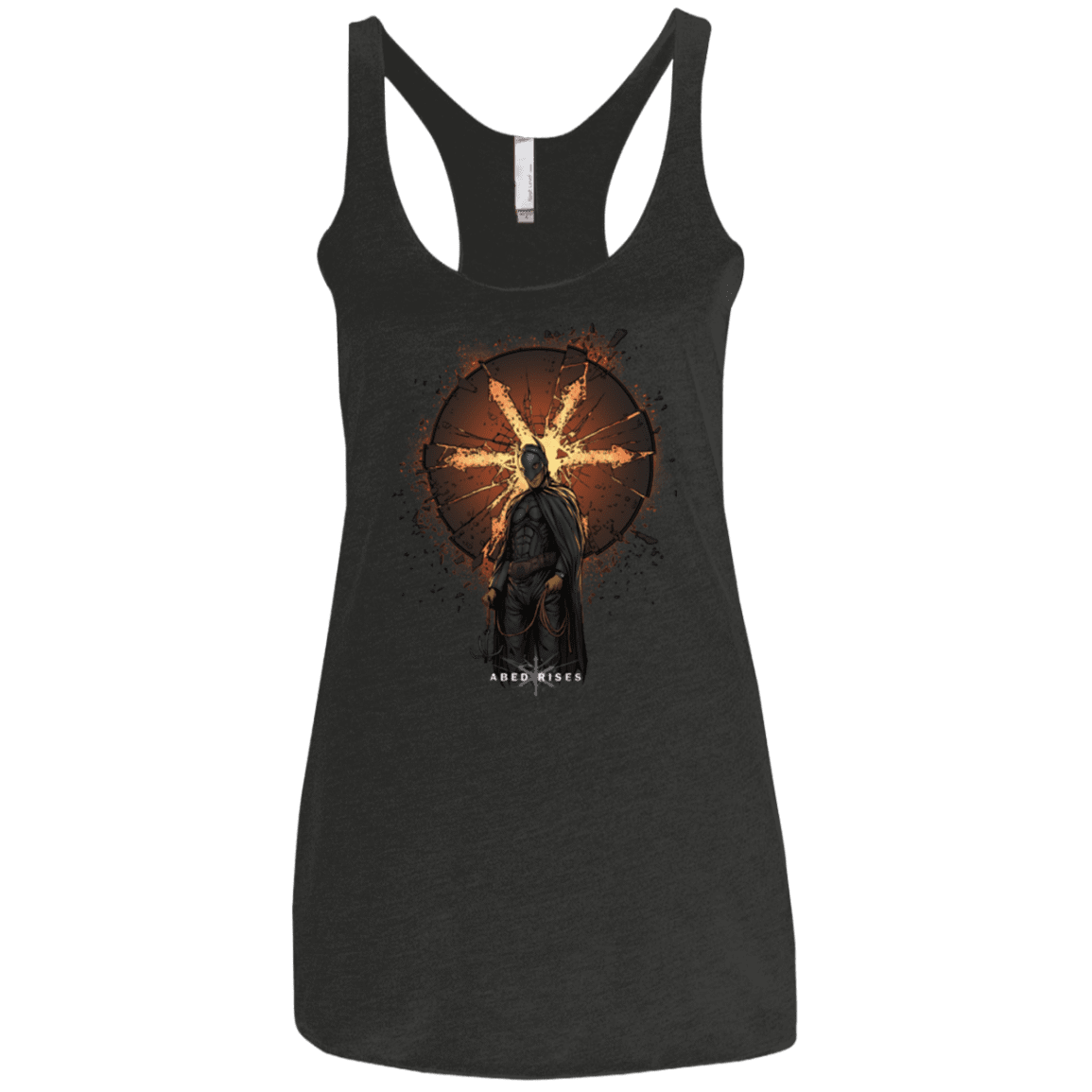 T-Shirts Vintage Black / X-Small Abed Rises Women's Triblend Racerback Tank