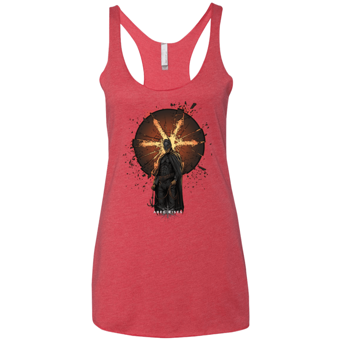 T-Shirts Vintage Red / X-Small Abed Rises Women's Triblend Racerback Tank