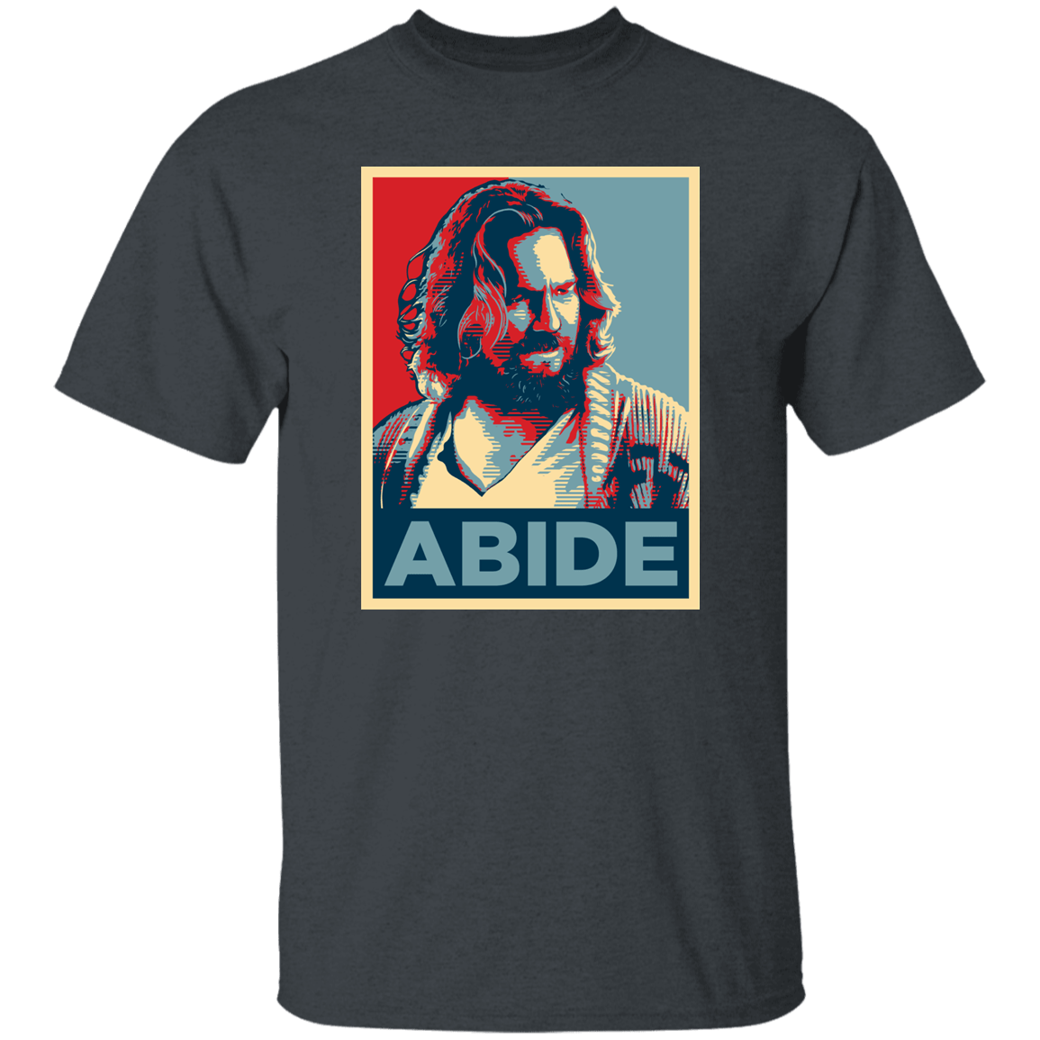 T-Shirts Dark Heather / S Abide Hope Dude T-Shirt