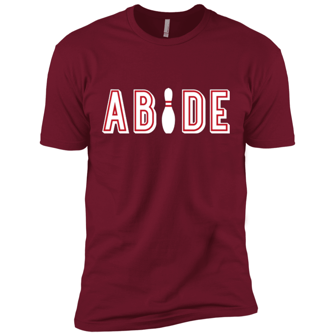 T-Shirts Cardinal / X-Small Abide The Dude Big Lebowski Men's Premium T-Shirt