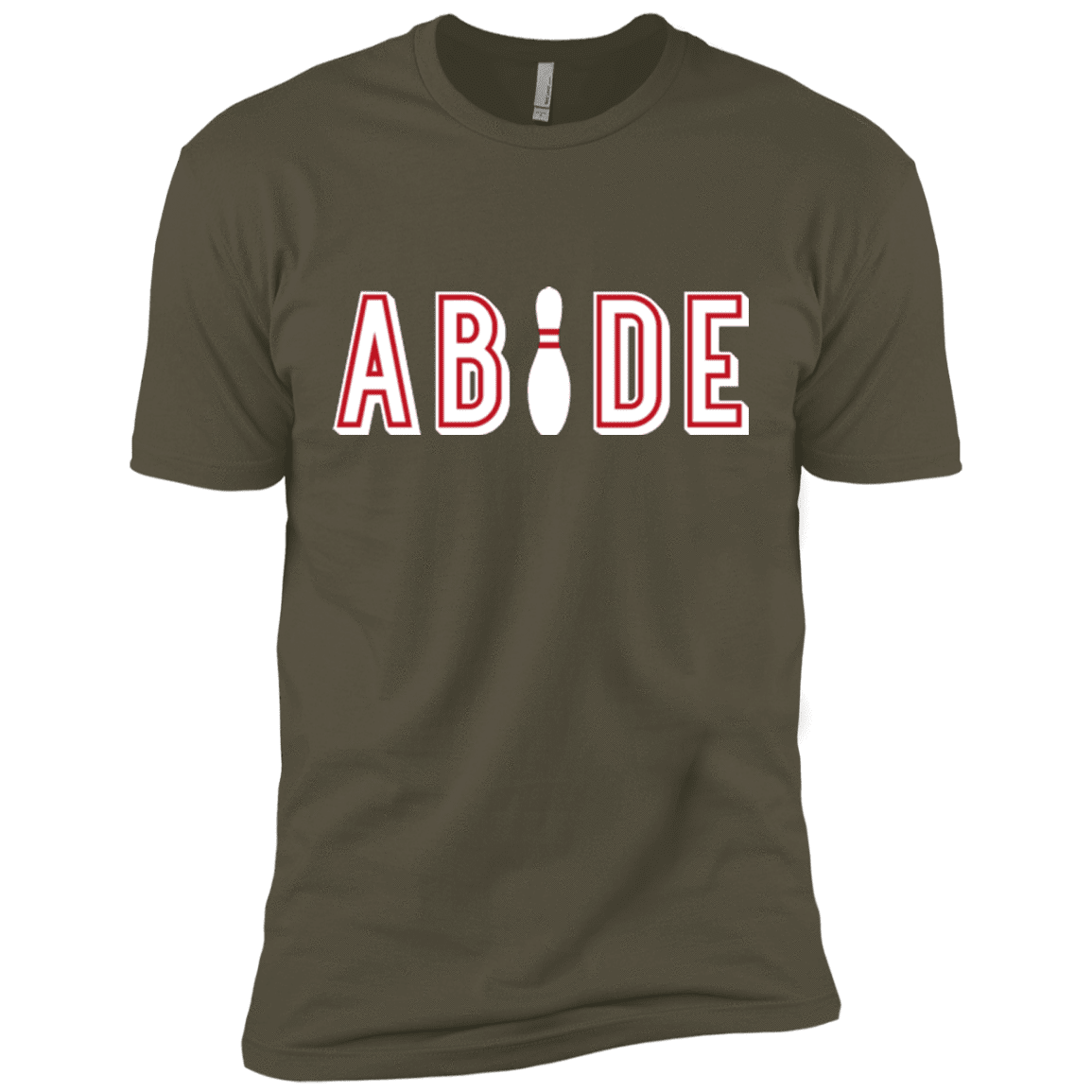 T-Shirts Military Green / X-Small Abide The Dude Big Lebowski Men's Premium T-Shirt