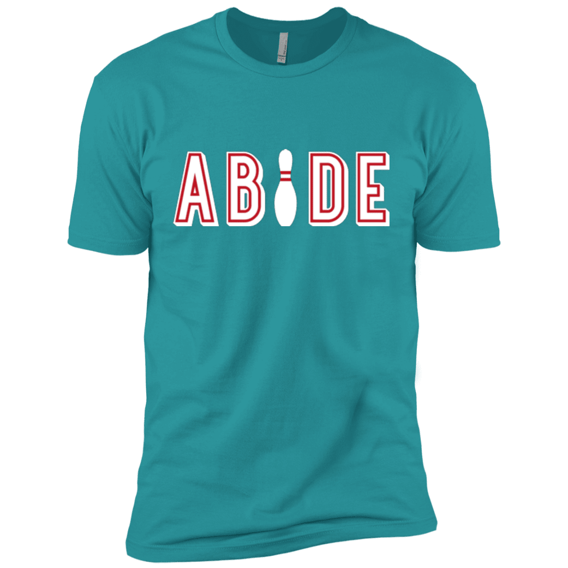 T-Shirts Tahiti Blue / X-Small Abide The Dude Big Lebowski Men's Premium T-Shirt