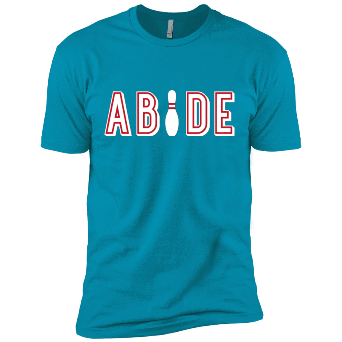 T-Shirts Turquoise / X-Small Abide The Dude Big Lebowski Men's Premium T-Shirt