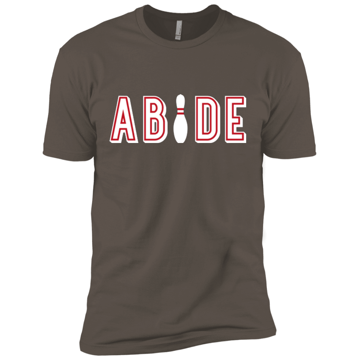 T-Shirts Warm Grey / X-Small Abide The Dude Big Lebowski Men's Premium T-Shirt