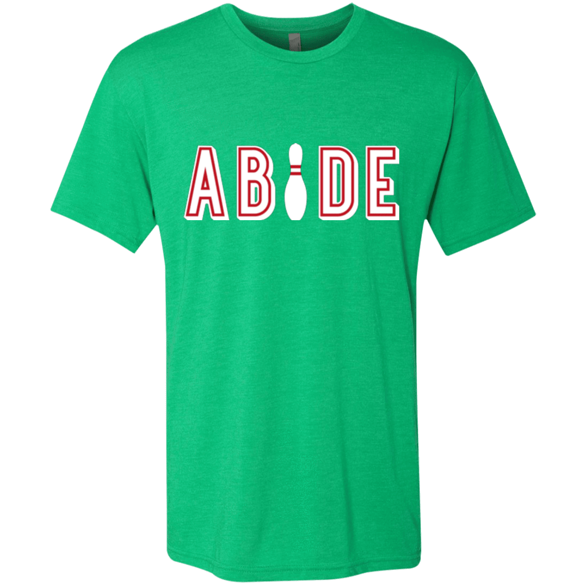 T-Shirts Envy / Small Abide The Dude Big Lebowski Men's Triblend T-Shirt