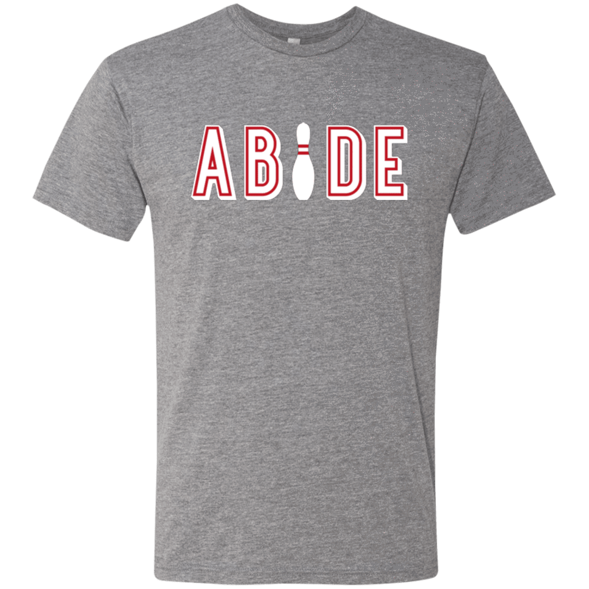 T-Shirts Premium Heather / Small Abide The Dude Big Lebowski Men's Triblend T-Shirt