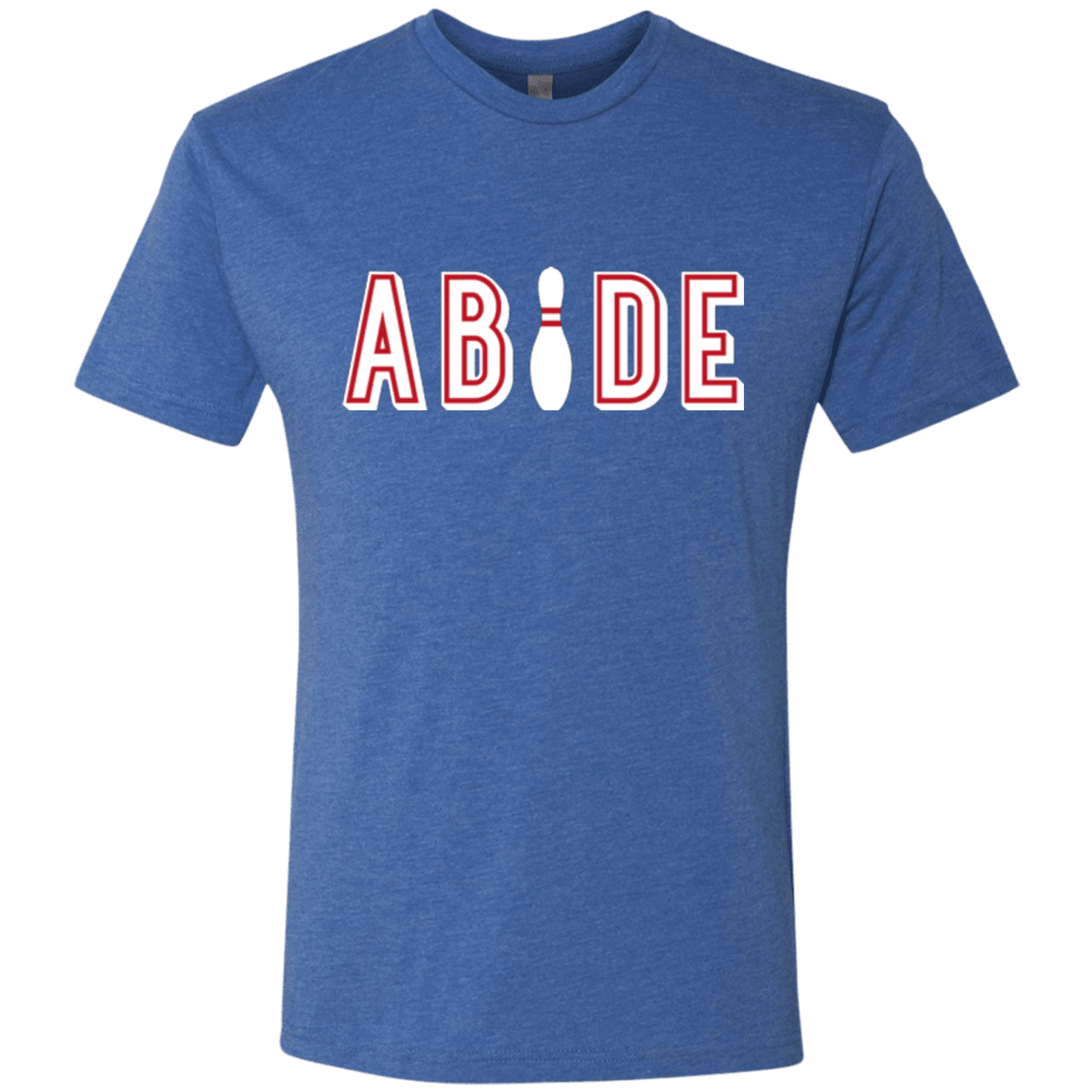 T-Shirts Vintage Royal / Small Abide The Dude Big Lebowski Men's Triblend T-Shirt