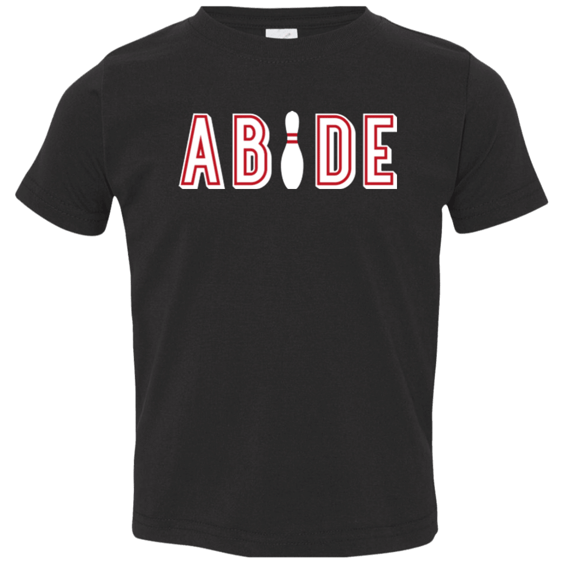 Abide The Dude Big Lebowski Toddler Premium T-Shirt