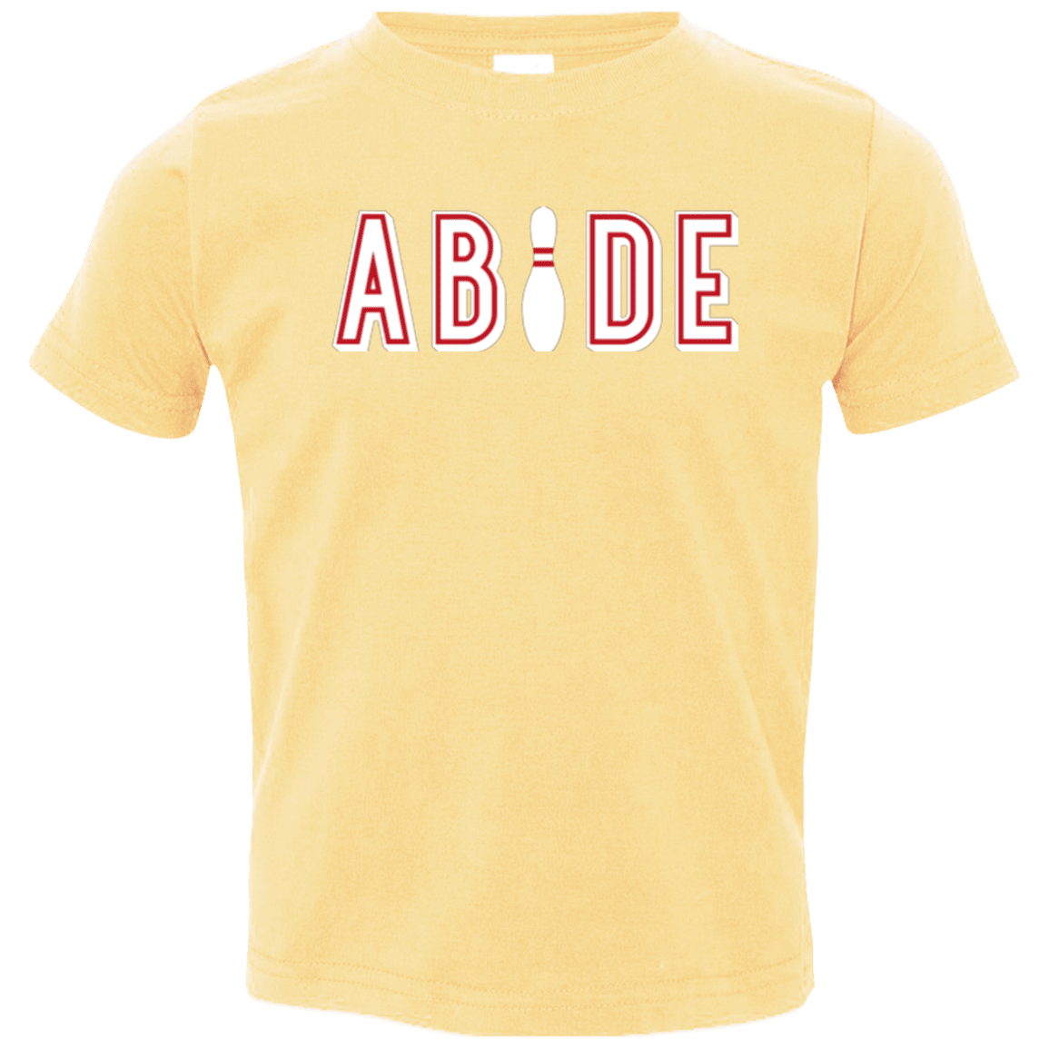 Abide The Dude Big Lebowski Toddler Premium T-Shirt