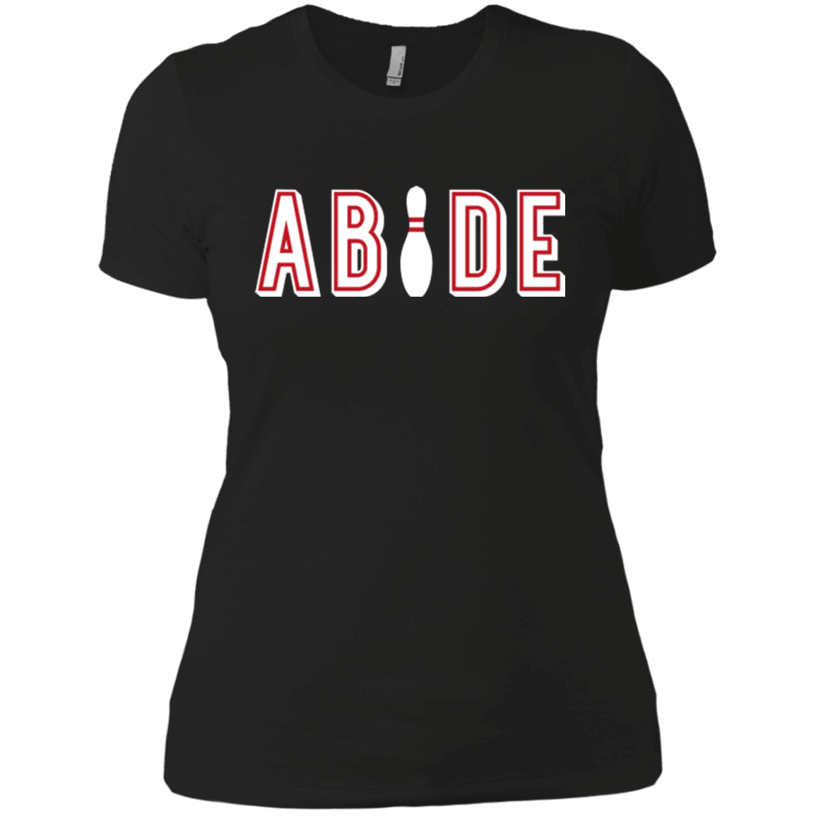Abide The Dude Big Lebowski Women's Premium T-Shirt
