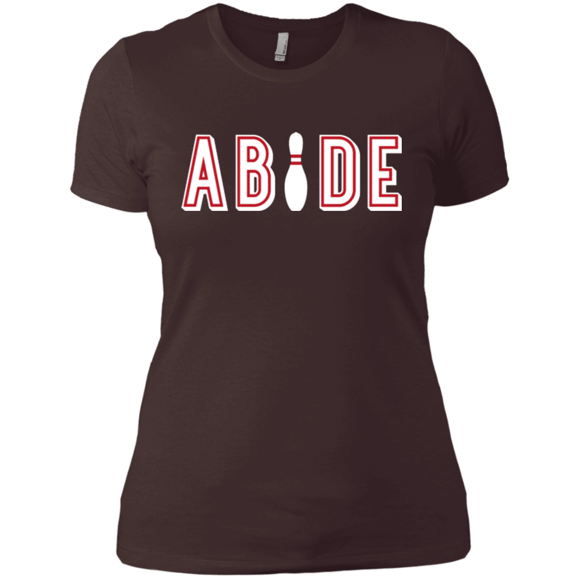 Abide The Dude Big Lebowski Women's Premium T-Shirt