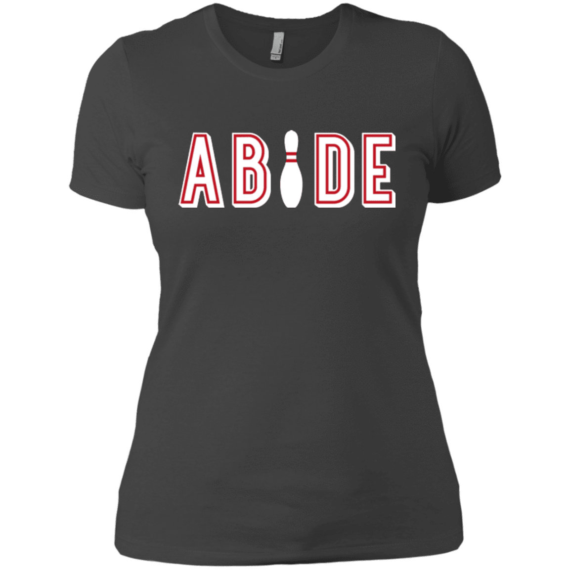 Abide The Dude Big Lebowski Women's Premium T-Shirt