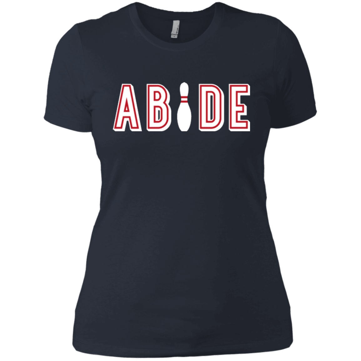 Abide The Dude Big Lebowski Women's Premium T-Shirt