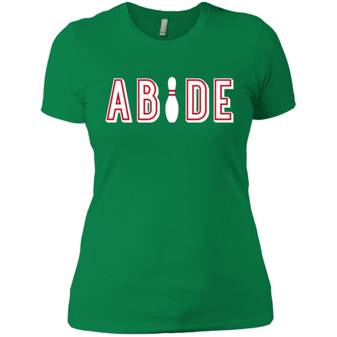 Abide The Dude Big Lebowski Women's Premium T-Shirt