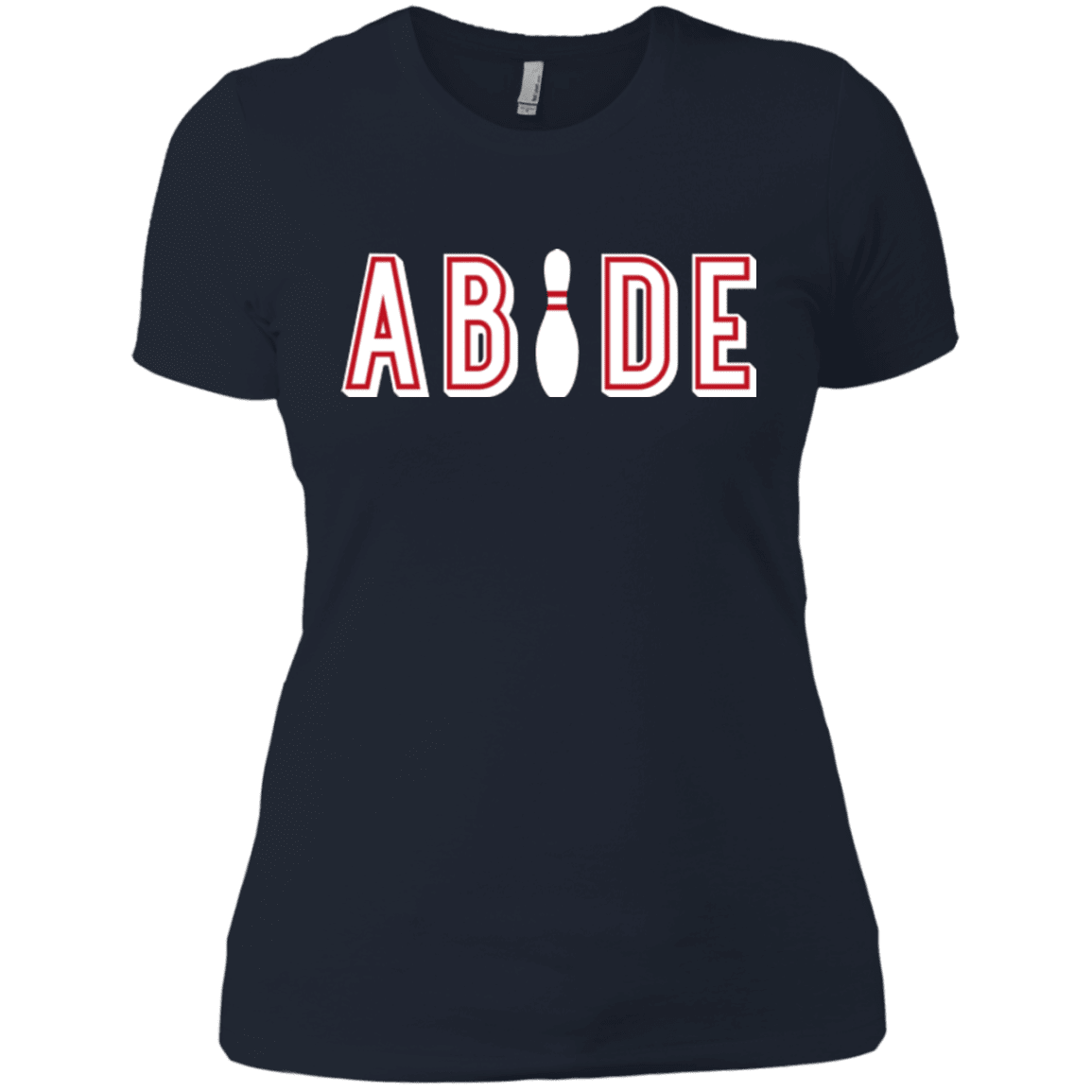 Abide The Dude Big Lebowski Women's Premium T-Shirt