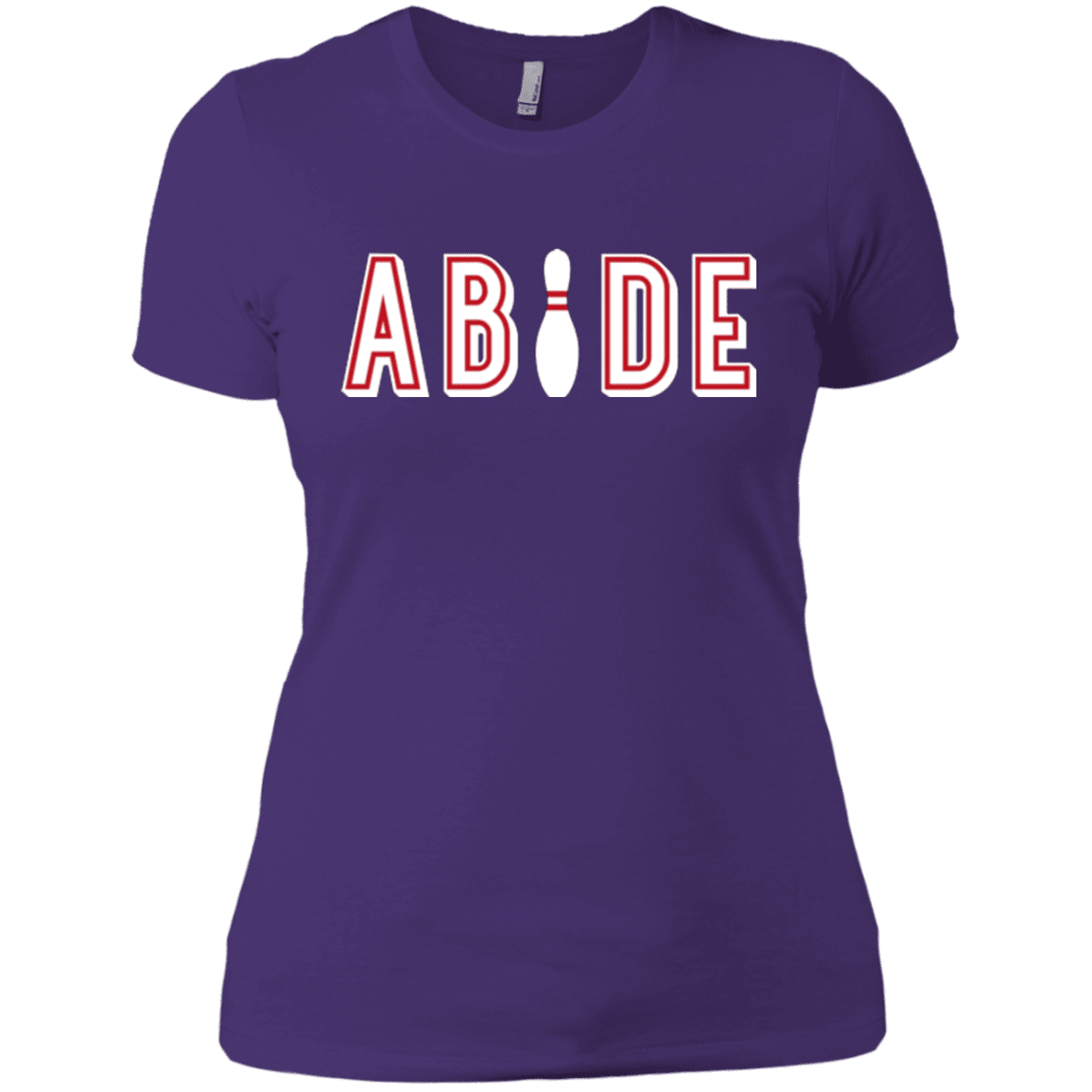 Abide The Dude Big Lebowski Women's Premium T-Shirt
