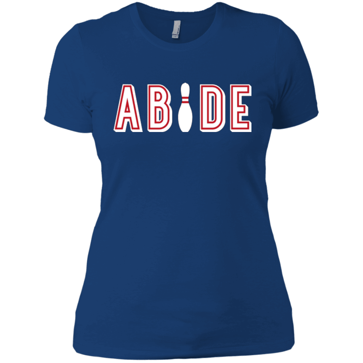 Abide The Dude Big Lebowski Women's Premium T-Shirt