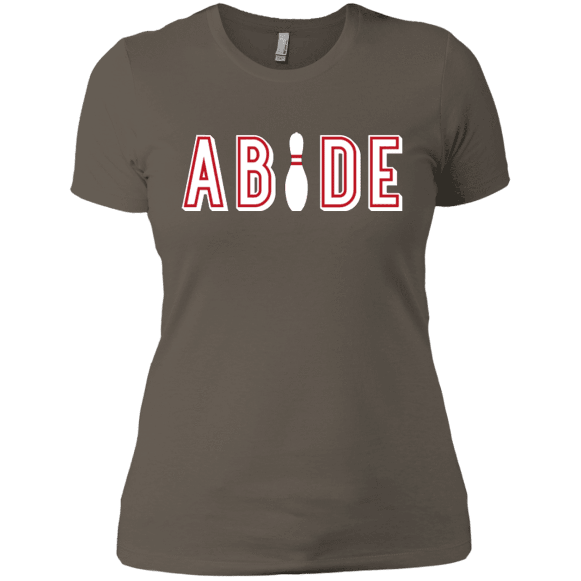 Abide The Dude Big Lebowski Women's Premium T-Shirt