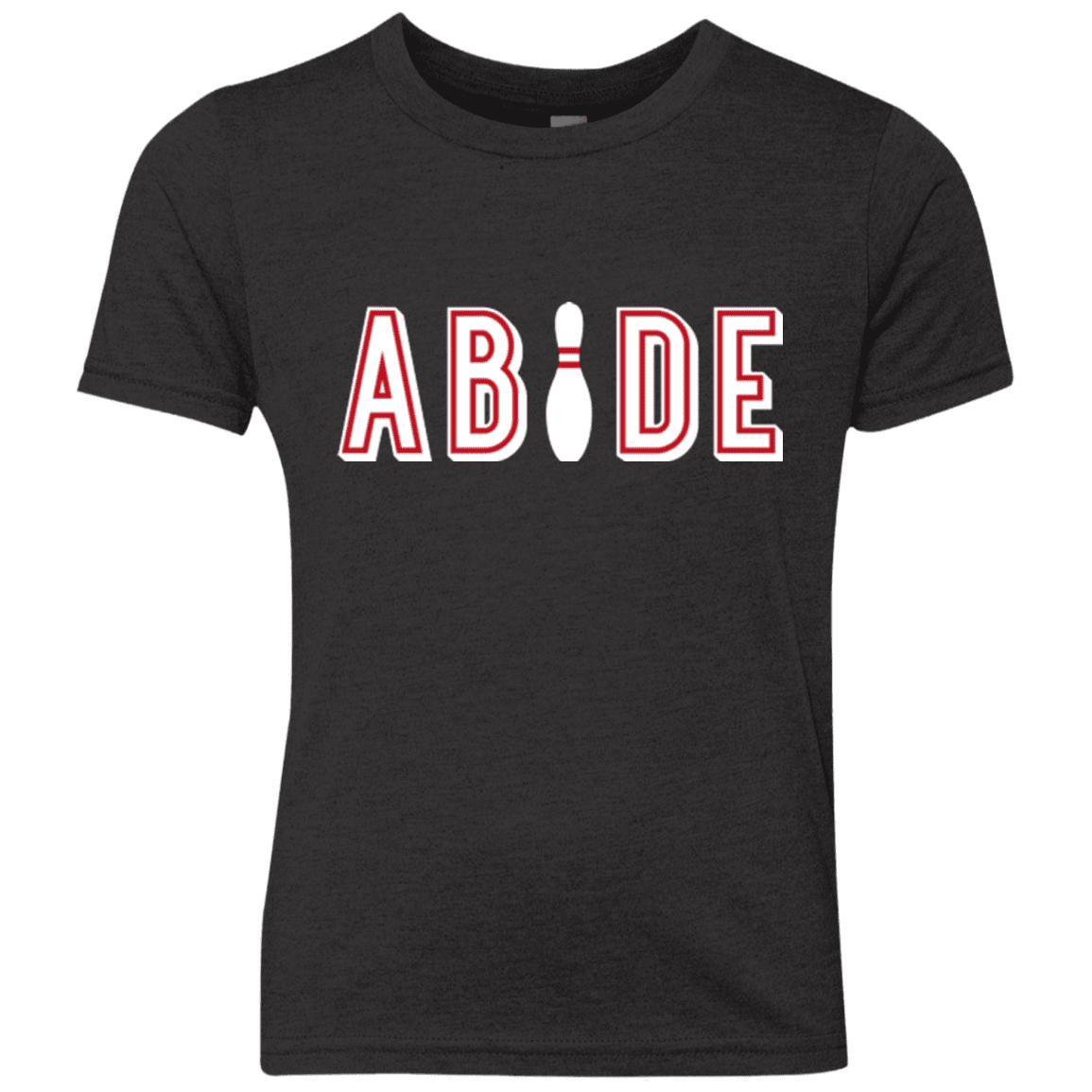 Abide The Dude Big Lebowski Youth Triblend T-Shirt