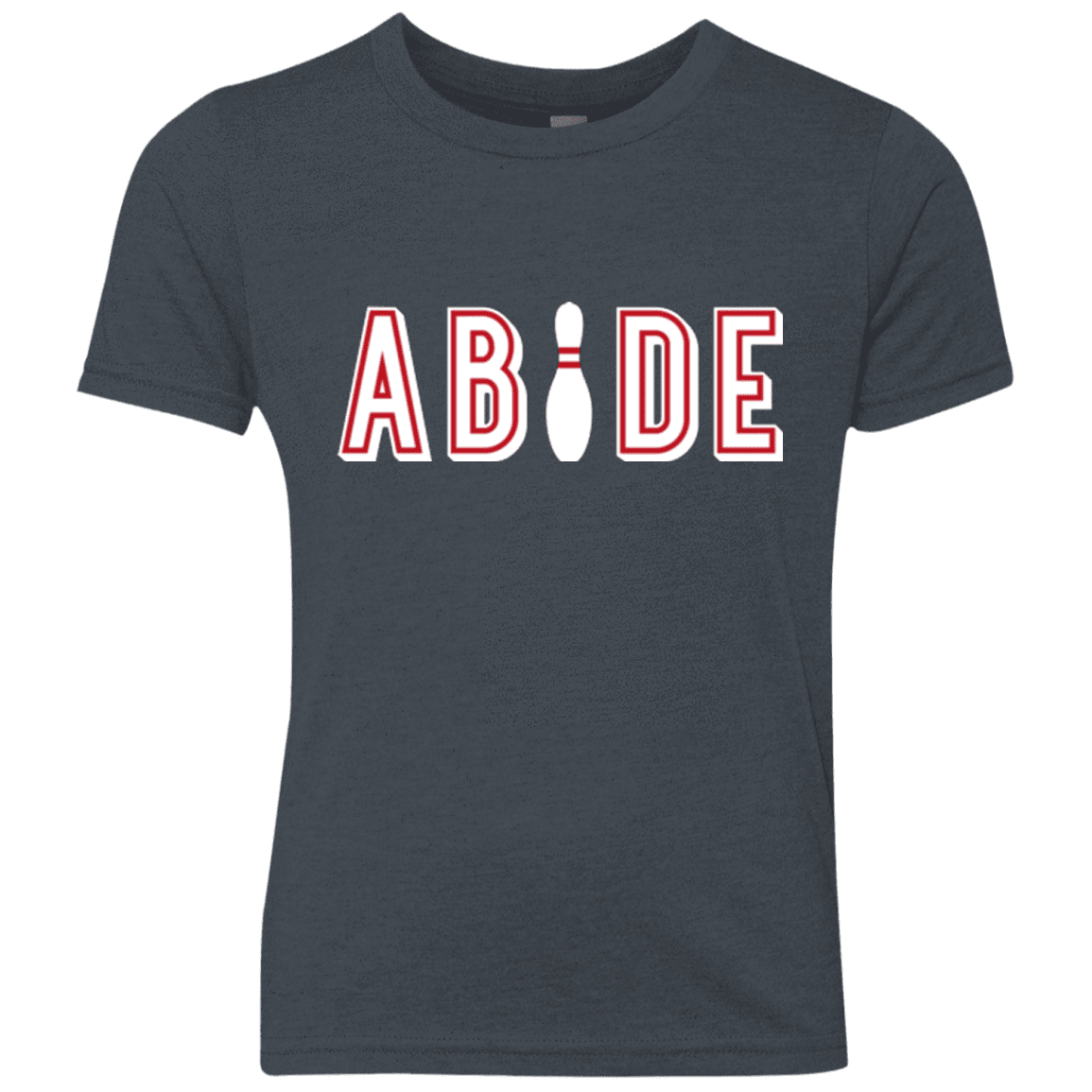 Abide The Dude Big Lebowski Youth Triblend T-Shirt